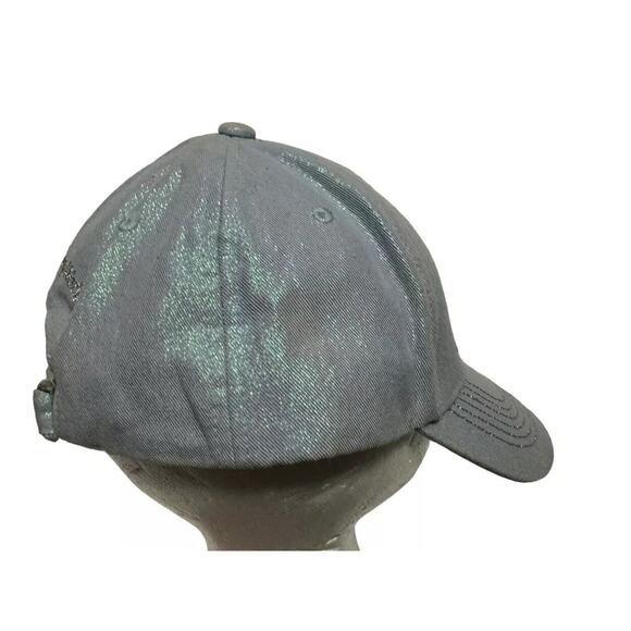 Disneyland Resort My Happy Place Castle Blue Shimmer Castle Adult Cap Hat - Picture 5 of 9